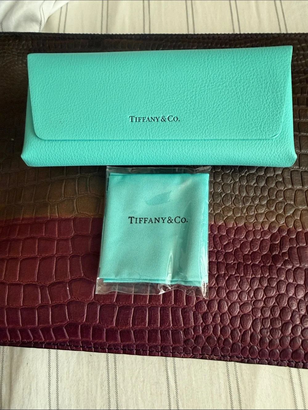 Authentic Tiffany & Co. Clear & Gold Tone Eyeglasses